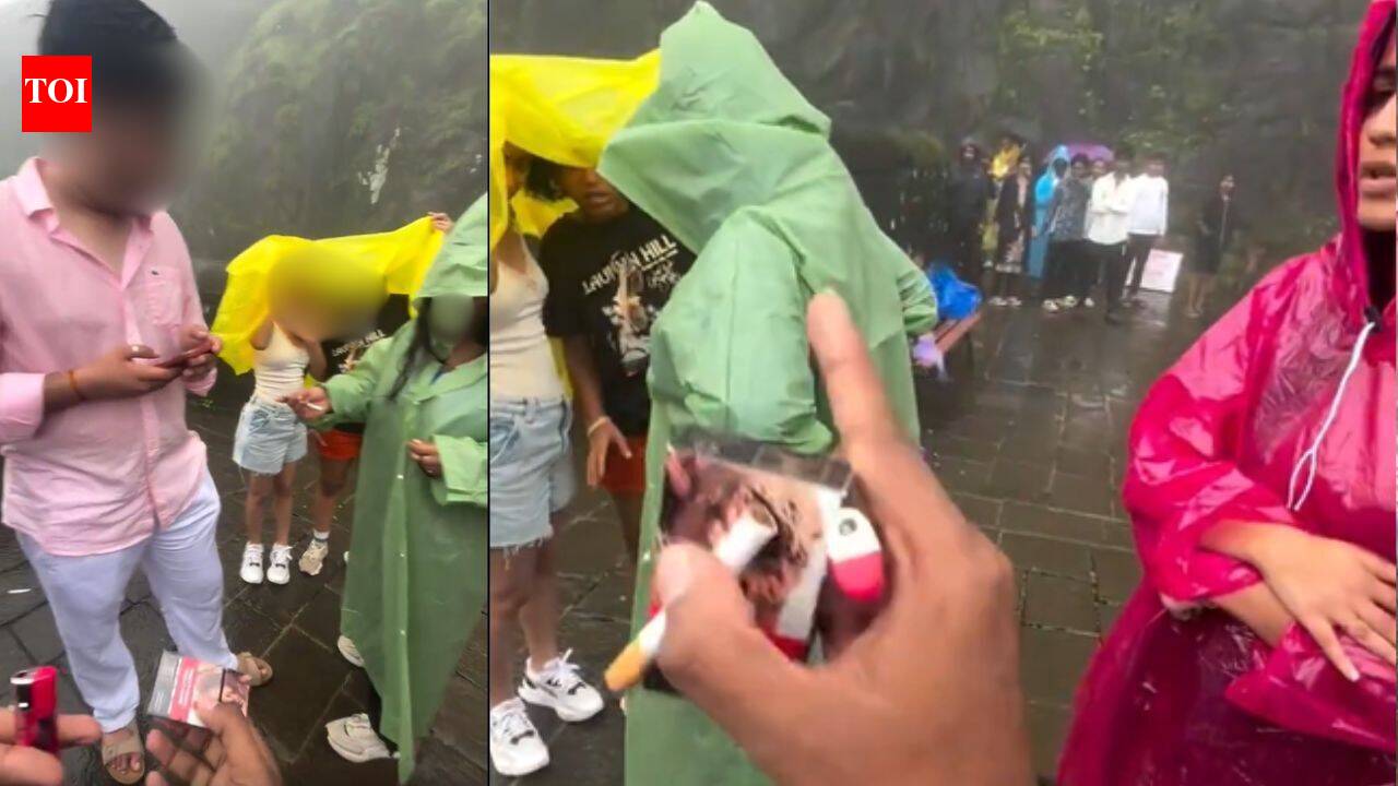 ‘हे आमचे मंदिर आहे’: दिल्लीतील पर्यटकांना महाराष्ट्राच्या लोहगड किल्ल्यावर धुम्रपान करण्यासाठी स्थानिकाने शिकविले